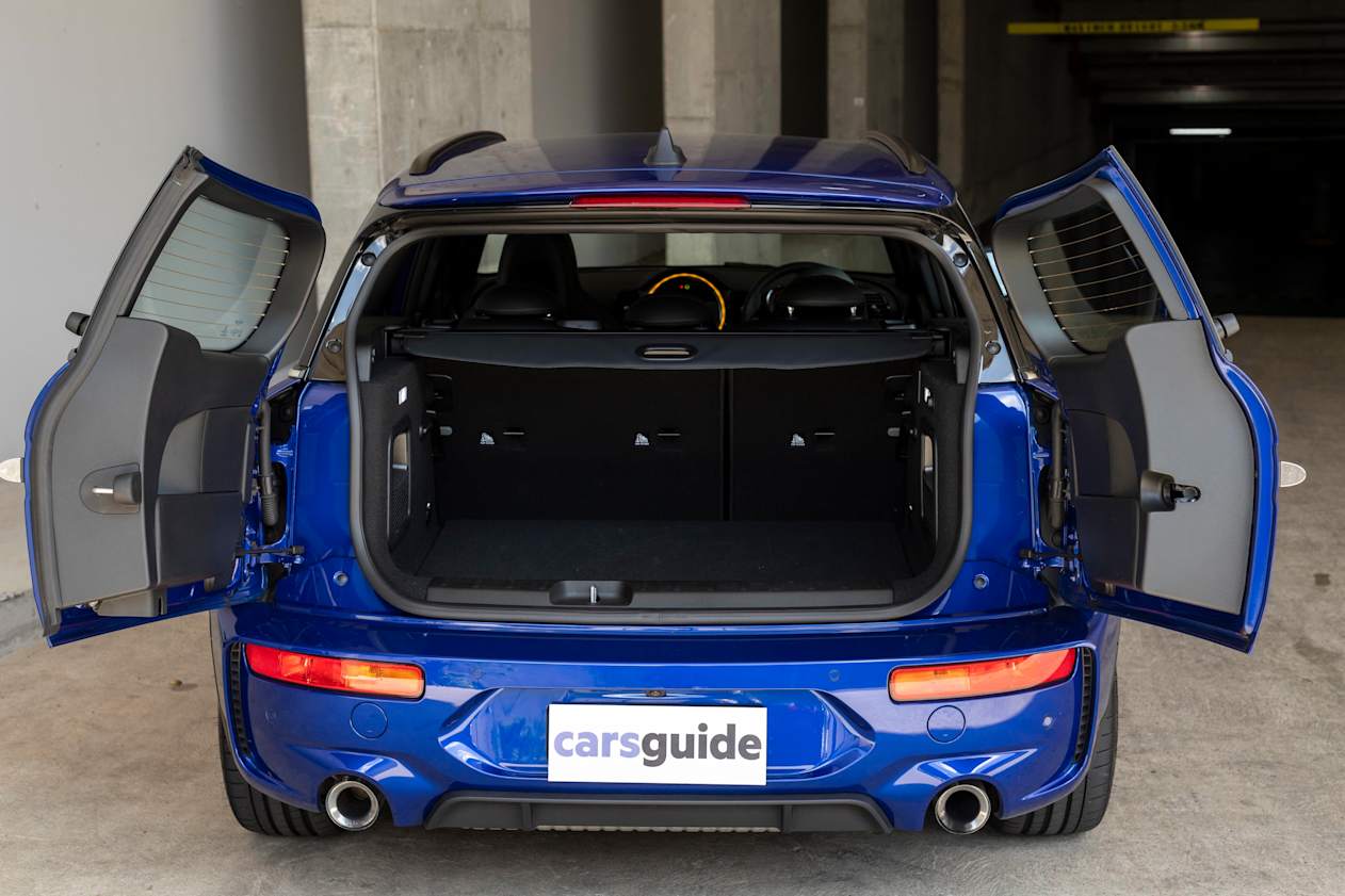 Opening the small barn doors to the boot you’ll find 360 litres of space.